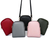 Iitchi Pattern Crossbody Bag For Ladies Fits Cell Phone - Gray - Side View