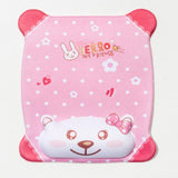 Cartoon Silicone Mouse Pad Wristband - Cow