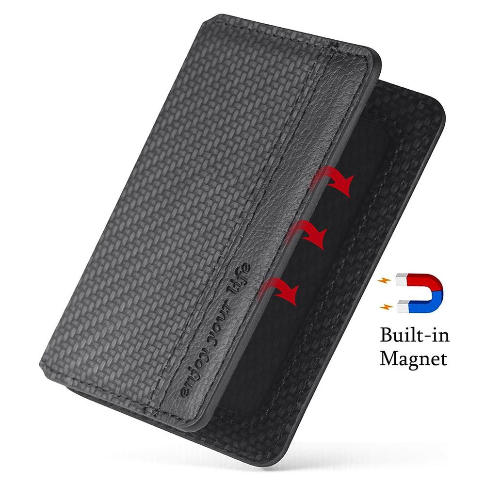 Universal Phone Card Holder With Bracket Multifunctional - Brown