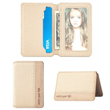 Universal Phone Card Holder With Bracket Multifunctional - Brown - Extra Image