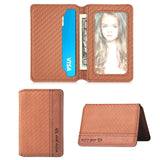 Universal Phone Card Holder With Bracket Multifunctional - Brown - Extra Image