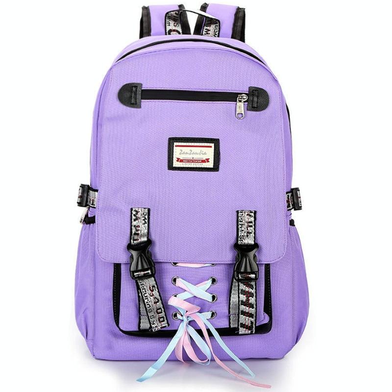 Anti-theft Usb Backpack for Sports and Leisure - Yellow