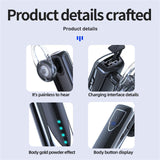 Business Style Bluetooth 5.0 Earphone with Touch Switch - Pink - Extra Image