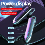 Business Style Bluetooth 5.0 Earphone with Touch Switch - Pink