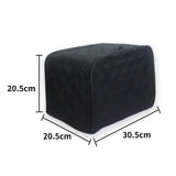 Small Home Bread Maker Dust Cover - Polyester Material - Blue - Side View