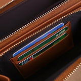 Large Capacity Multi Function Women Wallet - Pink - Rear View