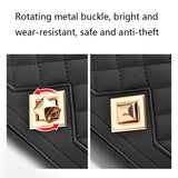 Chic One Shoulder Chain Bag With Diagonal Rhombus Design - Light Green - Close-Up Angle