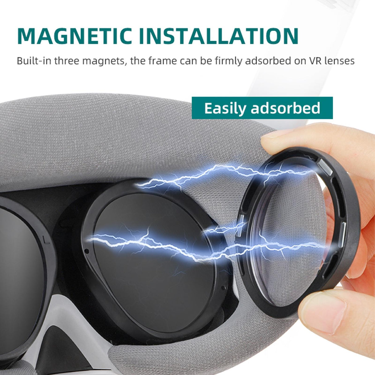 Vr Glasses Box for Pico 4 Hifylux - Magnetic Myopia - 1 Pair - 300 Degrees A Pair