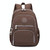 Versatile Teen Backpack for School & Travel - 27x13x37cm - Coffee