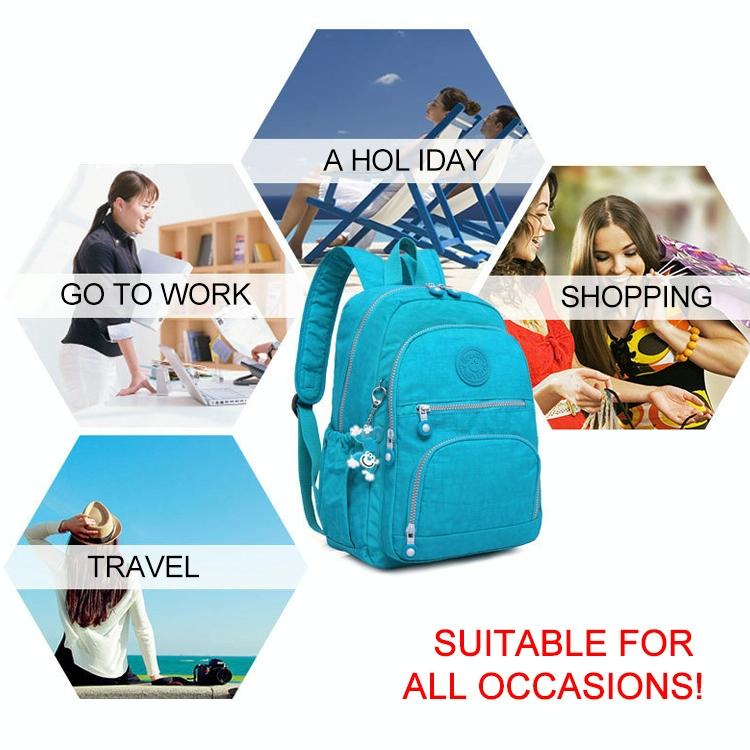 Versatile Teen Backpack for School & Travel - 27x13x37cm - Coffee
