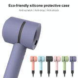 Shockproof Silicone Case For Dyson Hairdryer - Sky Blue - Top-Down View