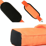 Portable Nylon Golf Bag - Lightweight and Durable - Orange - Rear View