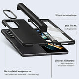 For Samsung Galaxy Z Fold4 5G Skin Feel Contact Lens Case - Aoyama Dai - Top-Down View