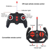 Remote Control Electric Car with Usb Charging for Kids - Blue Buggy - 45-Degree Angle