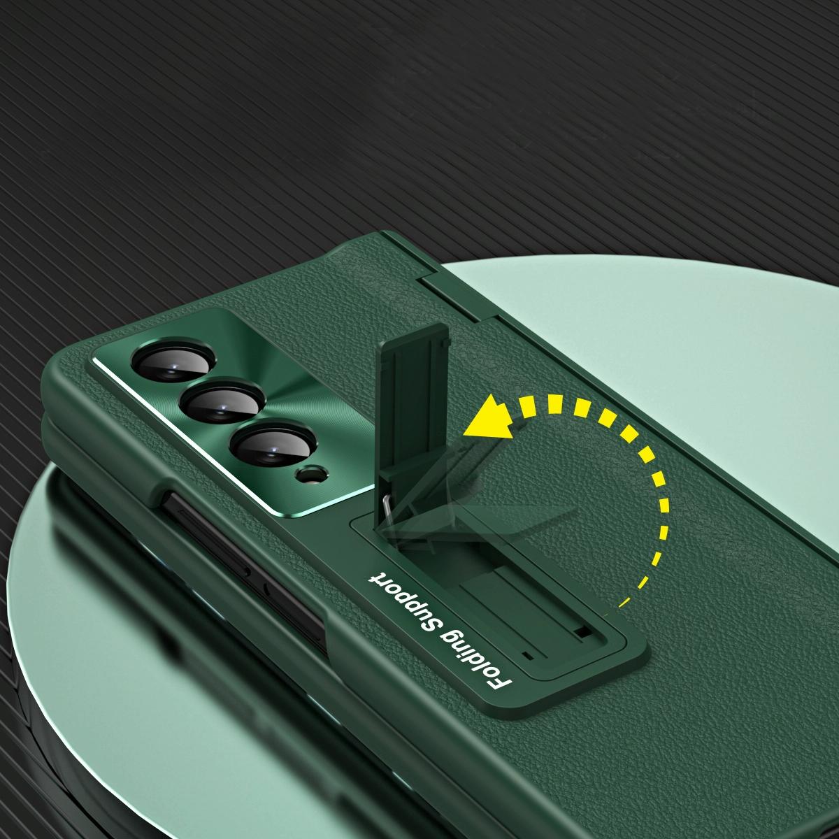 For Samsung Galaxy Z Fold4 5G Foldable Full Body Case - 360 Degree Folding - Blue