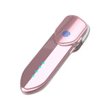 Business Style Bluetooth 5.0 Earphone with Fingerprint Touch - Pink