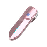 Business Style Bluetooth 5.0 Earphone with Fingerprint Touch - Pink