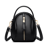 Multi Compartment Shoulder Bag For Women - Tea Green