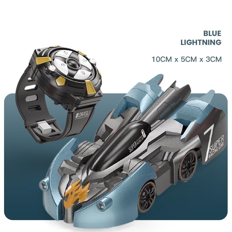 Electric Remote Control Wall Climbing Car for Kids - Mini Toy - Red Charge Watch Rc Edition