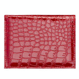 Pu Crocodile Pattern Card Holder Fits Cdc Documents - Pink