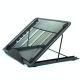 Adjustable Folding Metal Mesh Desktop Cooler - Silver Gray - Extra Image