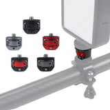 Universal 1 / 4 Inch Camera Adapter for Dji Pocket 2 / Insta360 one X2 - Black + Titanium - Front View