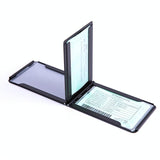 Aluminum Driver License Box Multifunctional Credit Card Storage - Golden - Rear View