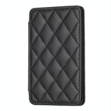 Rhombus Pattern Card Bag Back Sticker For Mobile Phones - Blue