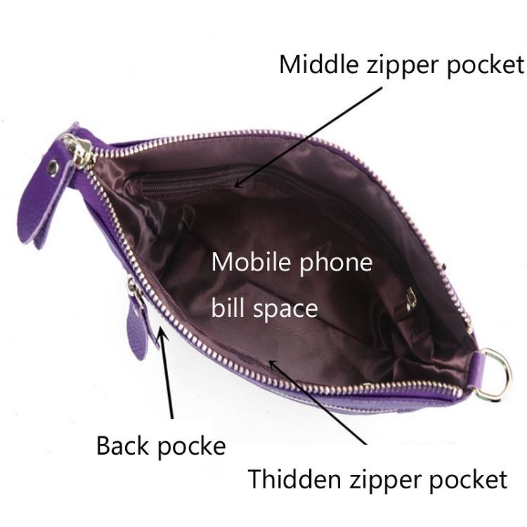 Fringed One Shoulder Bag For Women Large Capacity Casual - Deep Purple