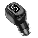 Mini Bluetooth Earphones with M5 Digital Display - Green - Low Angle