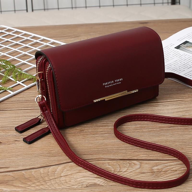 Large Capacity Women Wallet Clutch Bag Versatile Crossbody - Grey
