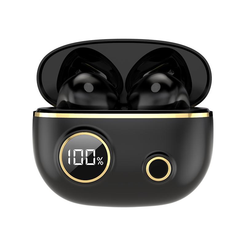 Waterproof 9d Stereo Bluetooth Earphones with Charging Case - Red