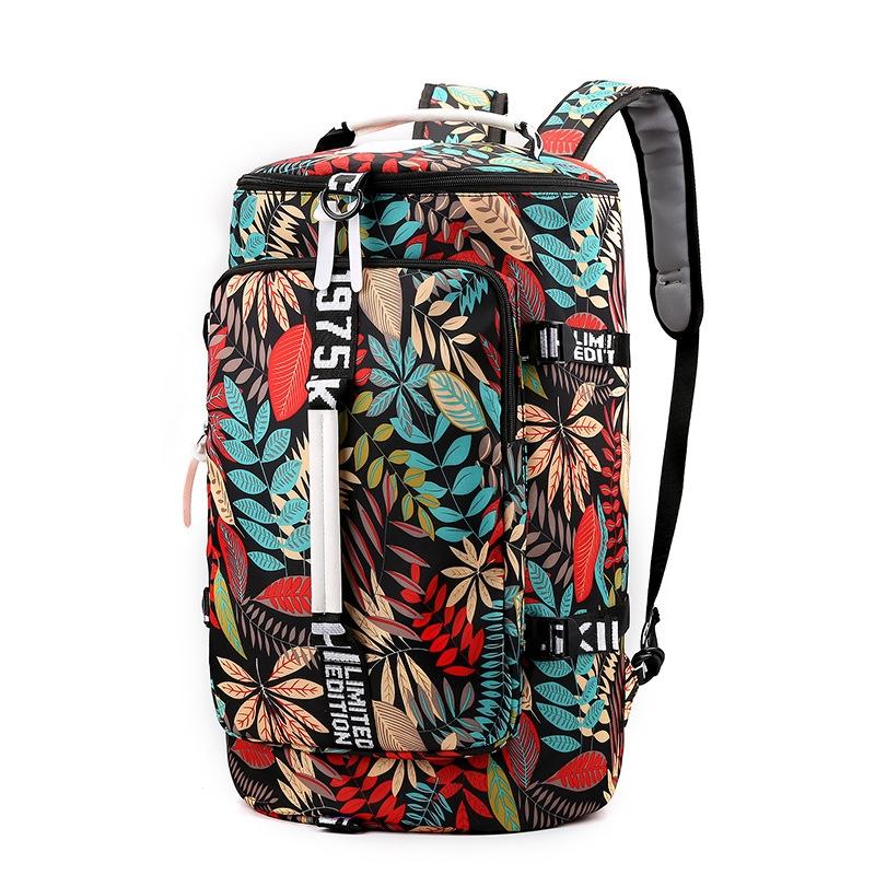 Versatile Travel and Hiking Backpack - 18l - Pink Maple Leaf