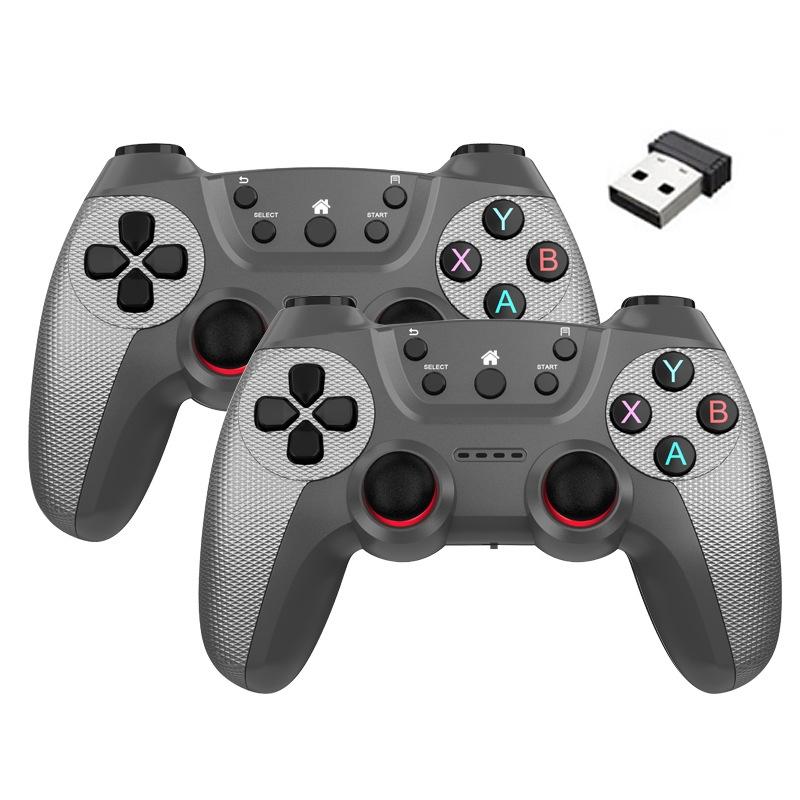 2.4g Wireless Controller for Pc Linux Android Tvbox - Supports Dual Connection - Lemon Yellow