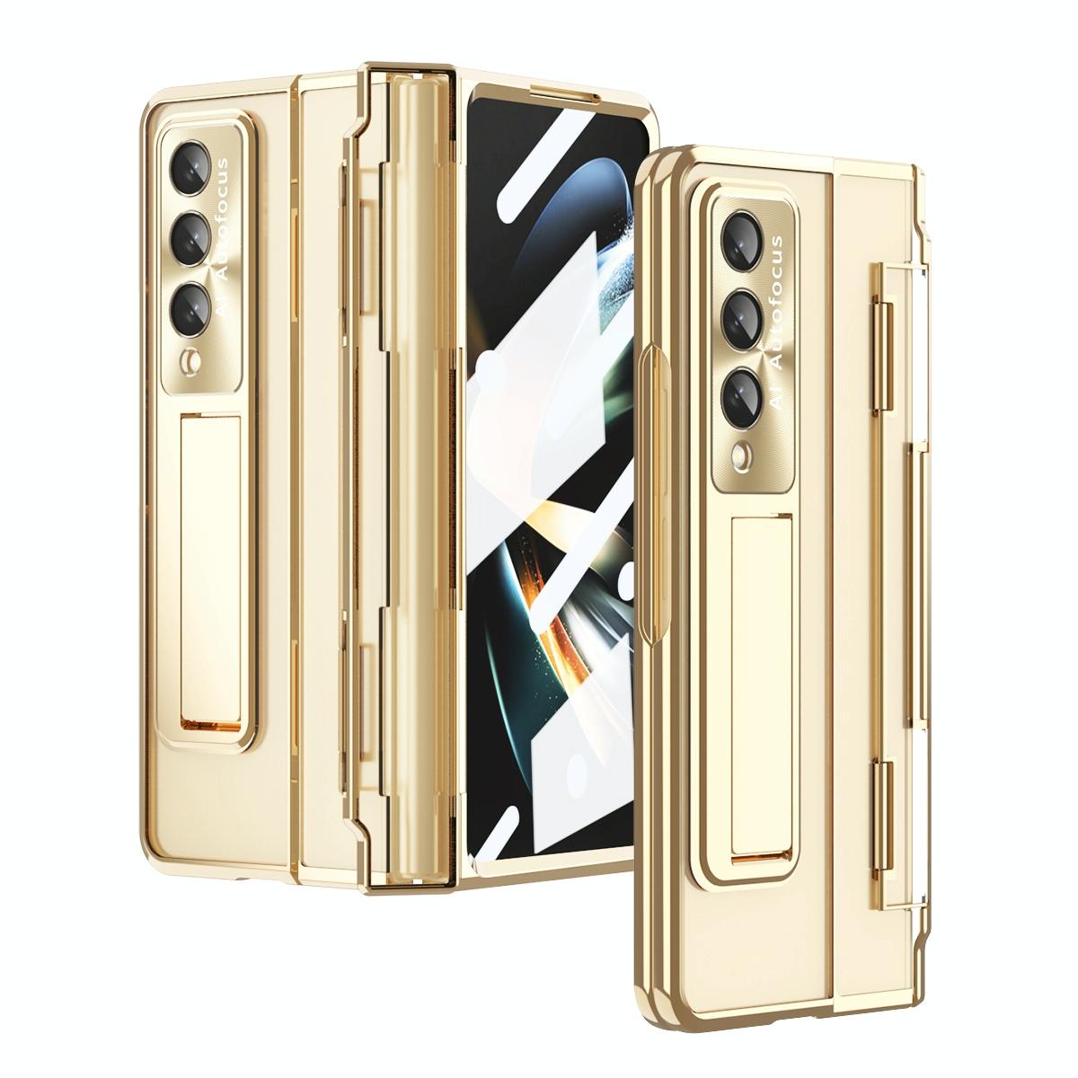For Samsung Galaxy Z Fold4 5G Phantom Series Folding Case - Blue