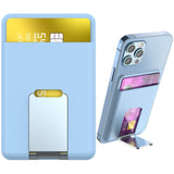 Universal Mobile Phone Card Holder Organizer Bag - Purple - Front View