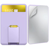 Universal Mobile Phone Card Holder Organizer Bag - Purple - Extra Image