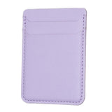 R20 Texture Card Bag Back Sticker For Mobile Phones - Purple