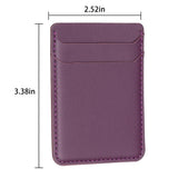 R20 Texture Card Bag Back Sticker For Mobile Phones - Purple