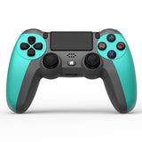 Wireless Bluetooth Gamepad Controller for Ps4 - Battle Gray with Light Bar - Lemon Yellow - Close-Up Angle