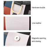 Stylish Ladies Leather Backpack - Soft Pu Material - Coffee - Rear View