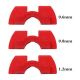 3-piece Shockproof Rubber Dampers for Xiaomi M365 Scooter - Yellow