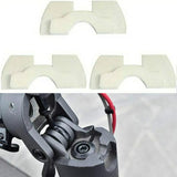 3-piece Shockproof Rubber Dampers for Xiaomi M365 Scooter - Yellow