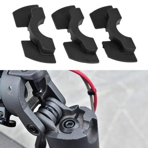3-piece Shockproof Rubber Dampers for Xiaomi M365 Scooter - Yellow