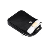 Litchi Texture Phone Crossbody Bag Leather Case For 5.5 Inch - 7.2 Inch Phones - Black