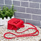 Adorable Kids Coin Pouch And Wallet - Red - Rear View