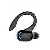 Wireless Sports Earphones - F8 Bluetooth 5.1 Ear-mounted Stereo - Black + Green