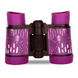 Children's Bird Watching Binoculars - 4x30 Perfect Gift - Rain Season Purple