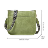 Leopard Print Waterproof Crossbody Tote Bag - Grey - Extra Image