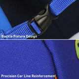 Durable Dinosaur Backpack for Kids - Lost Proof - Dark Blue - Rear View